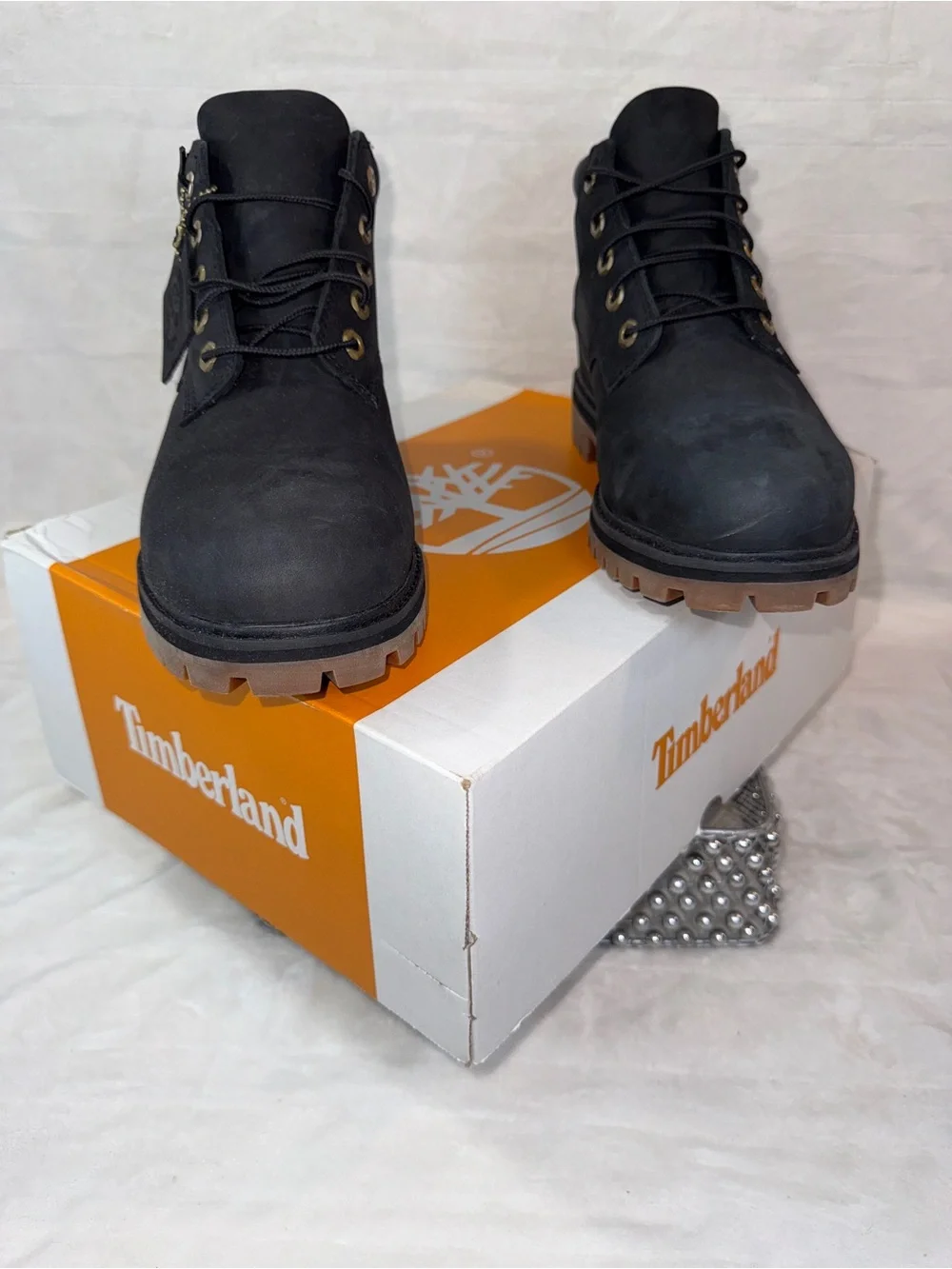 🖤 Timberland Rockaway Chukka Boots Black Nubuck Sz 10M/11.5W TB0A6F85 🥾